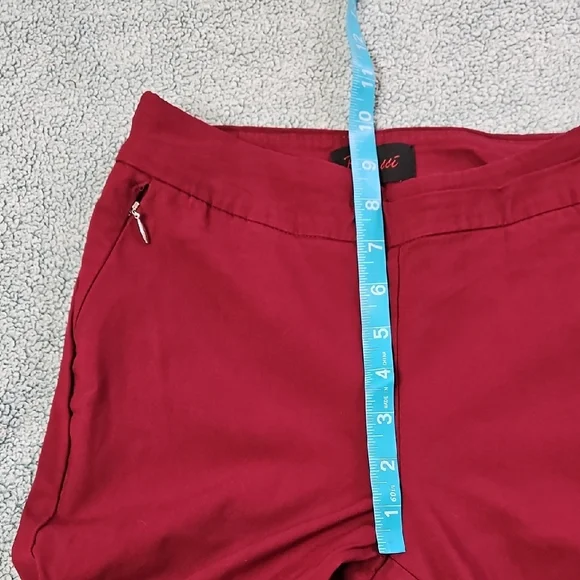 Chic Burgundy Trousers - Picture 7 of 11